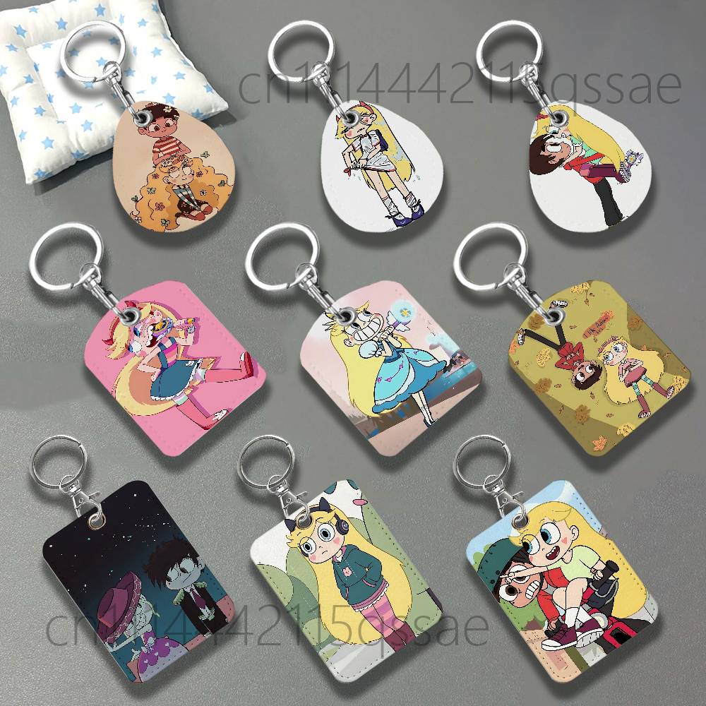 Airtag Holder Case - 귀여운 별과 악의의 세력 보호 케이스