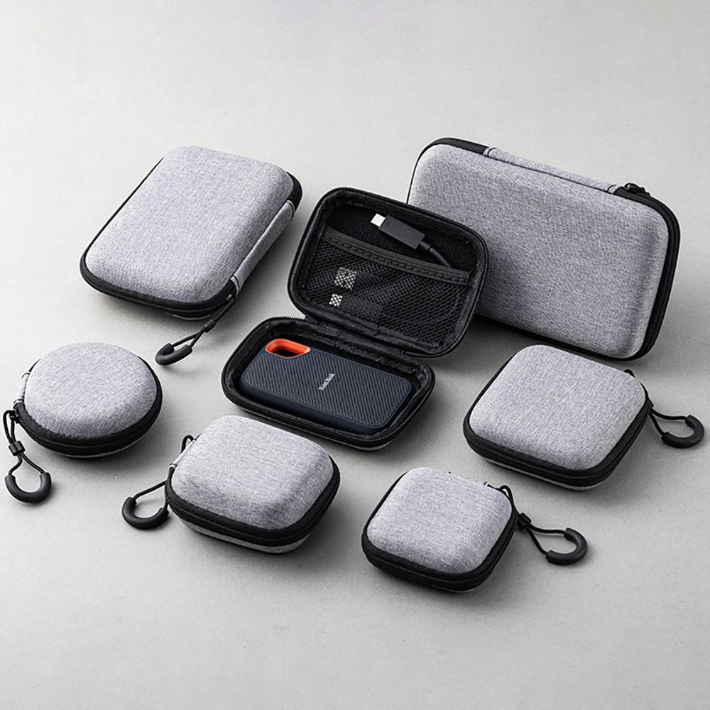 Phone Accessories Are - 1개입 이어폰/휴대폰/충전 케이블 EVA 보관 가방