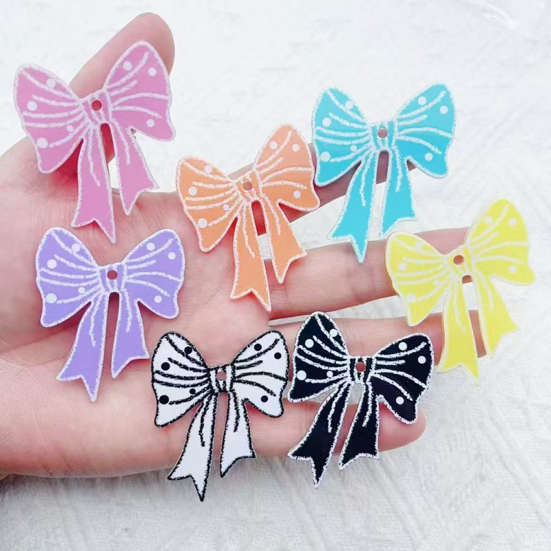 Phone Accessories Keychain - 10pcs 유행하는 새로운 멀티 컬러 아크릴