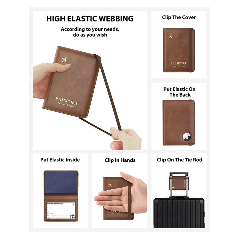 Airtag용 RFID 차단 기능이 있는 ABRT-여권 - Airtag Holder Case 리뷰 및 가격