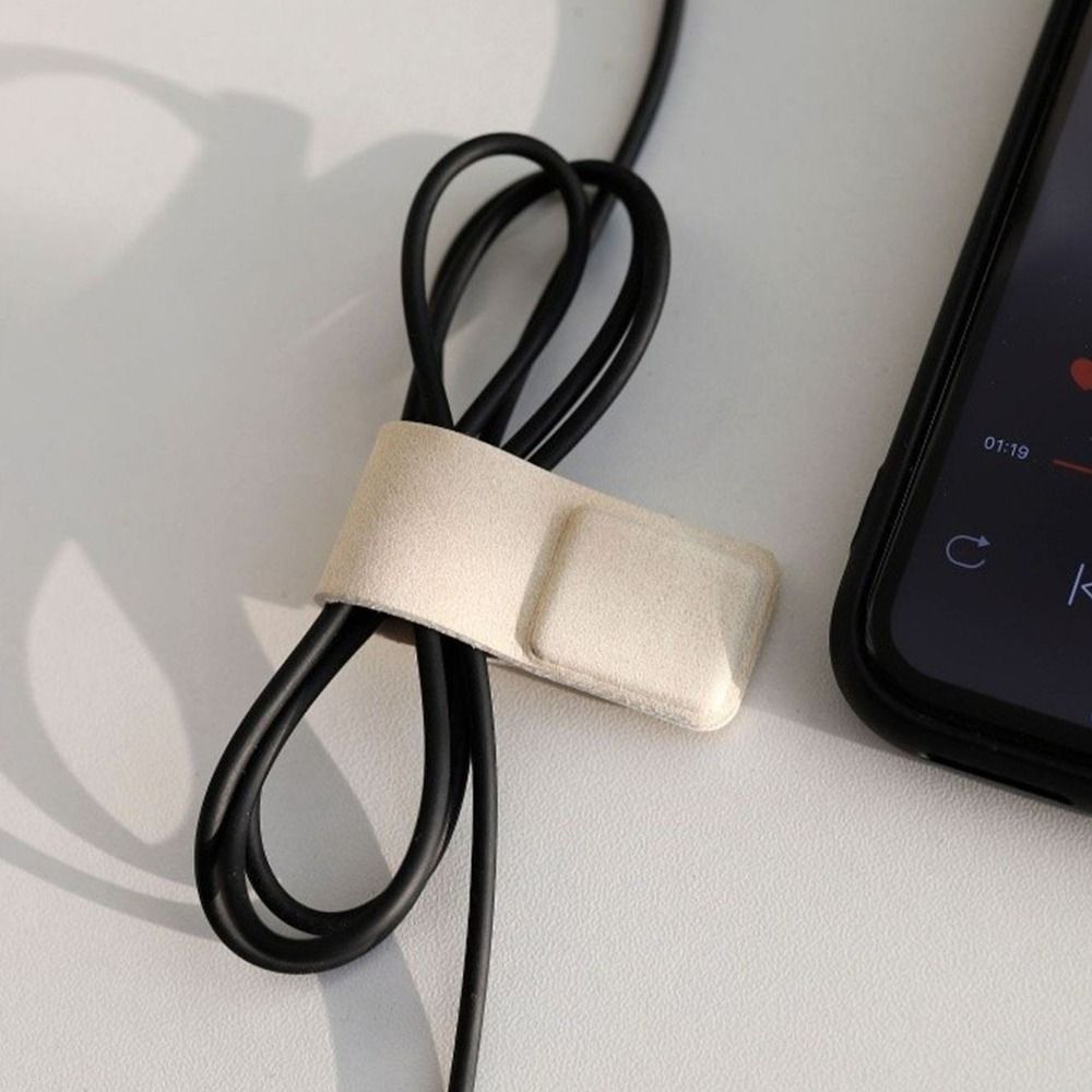 새로운 가죽 이어폰 케이블 클립, 유연한 휴대용 코드  - Cable Organizer Magnetic 리뷰 및 가격