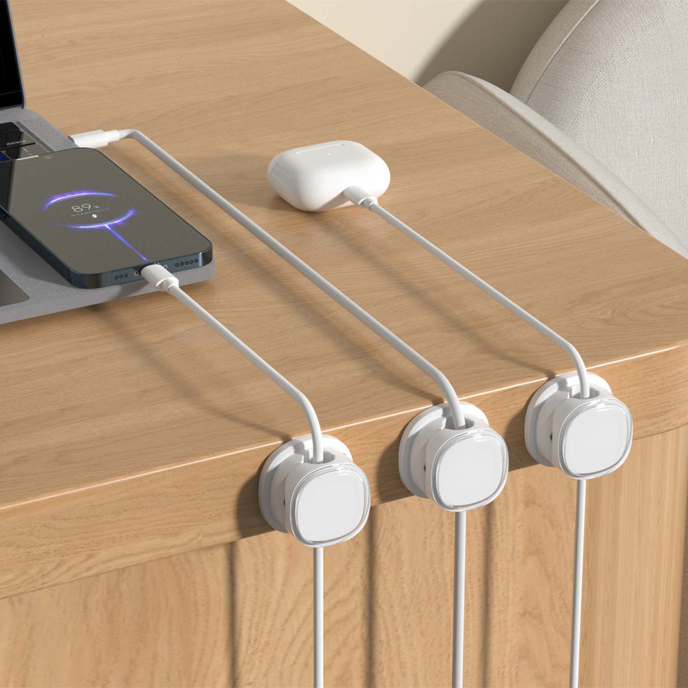3/6/8/12PCS 마그네틱 케이블 클립, 조정 가능 - Cable Organizer Magnetic 리뷰 및 가격