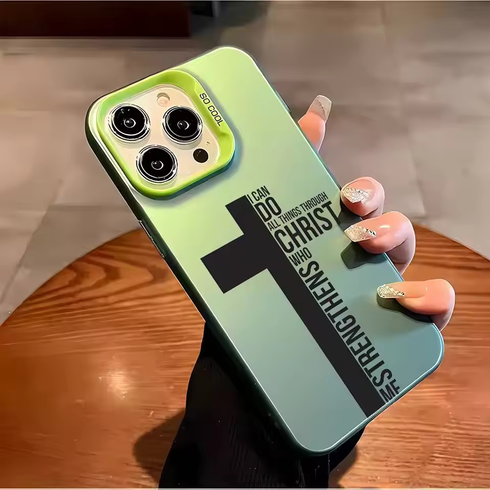 지문방지 크로스 바이블 디자인 폰케이스 (아이폰 17, - X Phone Accessories 리뷰 및 가격