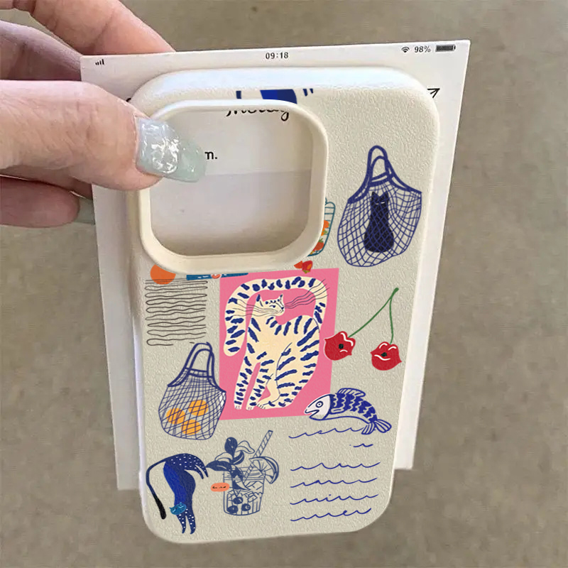 귀여운 체리 고양이 프린트 아이폰 17 에어 XR XS - X Phone Accessories 리뷰 및 가격