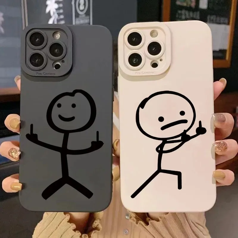 귀여운 만화 매치맨 무광 실리콘 폰 케이스 (아이폰 1 - X Phone Accessories 리뷰 및 가격