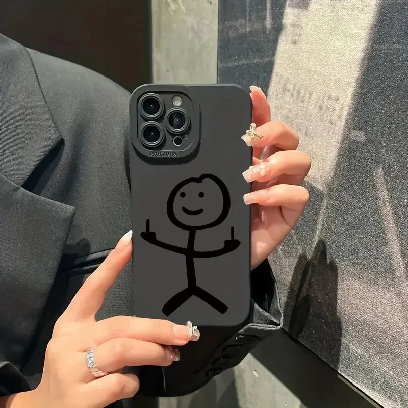 귀여운 만화 매치맨 무광 실리콘 폰 케이스 (아이폰 1 - X Phone Accessories 리뷰 및 가격