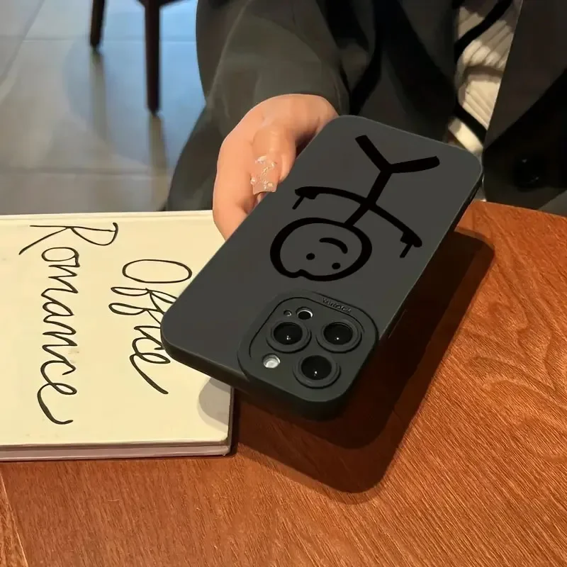 귀여운 만화 매치맨 무광 실리콘 폰 케이스 (아이폰 1 - X Phone Accessories 리뷰 및 가격
