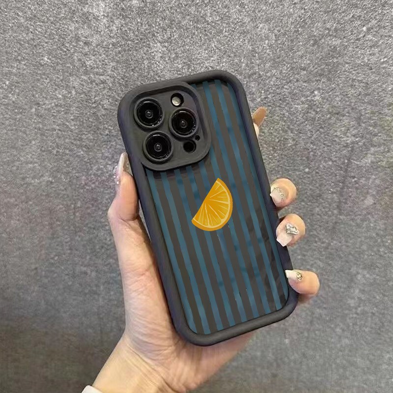 스트라이프 레몬 슬라이스 패턴 폰 케이스 샤오미 레드미 - X Phone Accessories 리뷰 및 가격