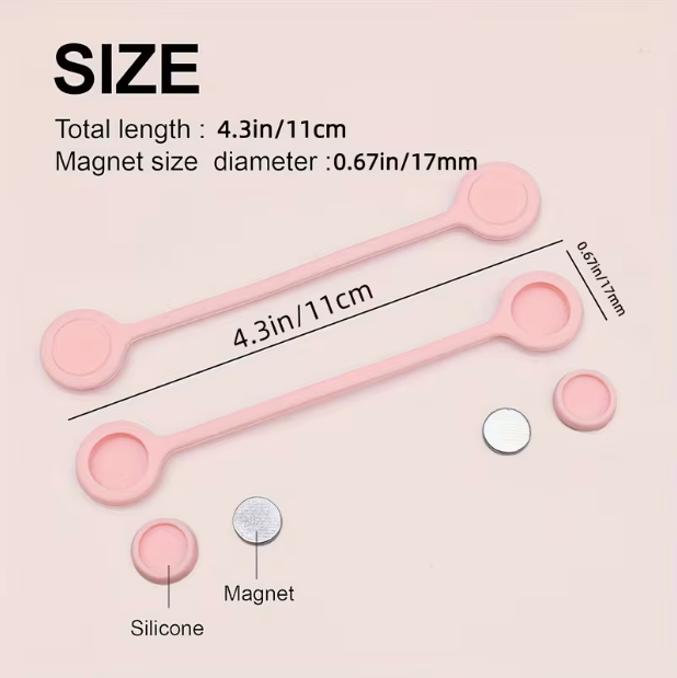 3개들이 마그네틱 충전 케이블 정리기 (데이터 케이블용 - Cable Organizer Magnetic 리뷰 및 가격