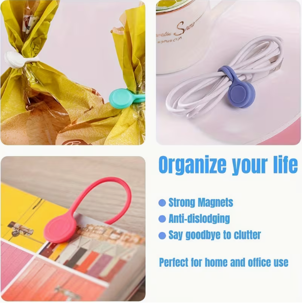 3개들이 마그네틱 충전 케이블 정리기 (데이터 케이블용 - Cable Organizer Magnetic 리뷰 및 가격