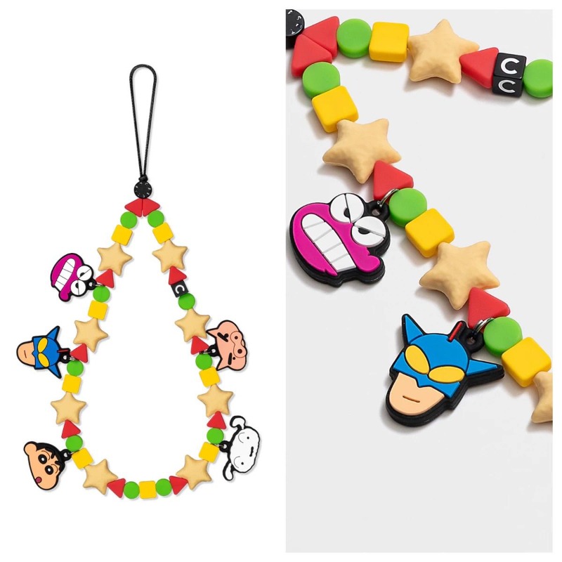 새로운 크레용 신짱 노하라 신노스케 크리에이티브 애니메 - Phone Accessories Chain 리뷰 및 가격