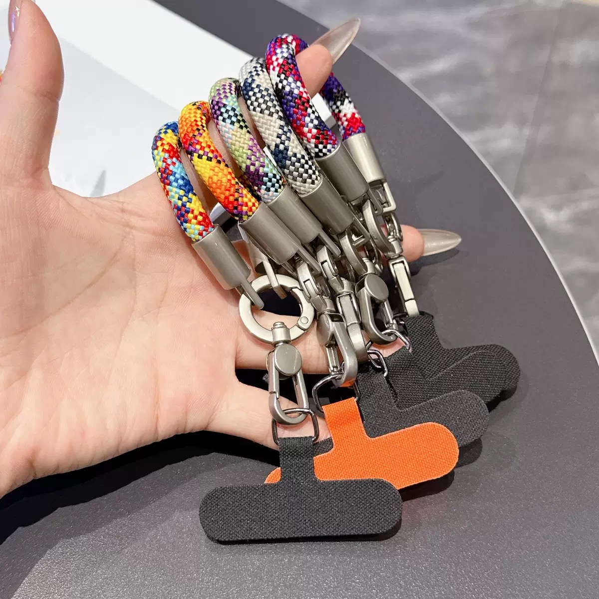 유니버설 키체인 랜야드 금속 키링 펜던트 분실 방지 짧 - Phone Accessories Keychain 리뷰 및 가격