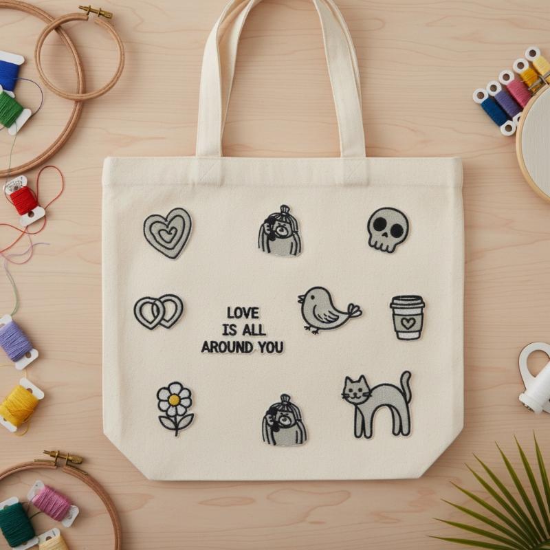 1 세트 하트 고양이 해골 새 수 놓은 패치 의류 모자 - Phone Accessories Are 리뷰 및 가격