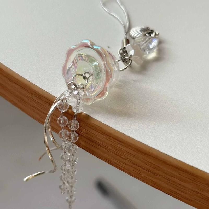 비즈 장식 폰 스트랩 별 바다 조개 해파리 키체인 Y2 - Phone Accessories For Teen Girls 리뷰 및 가격