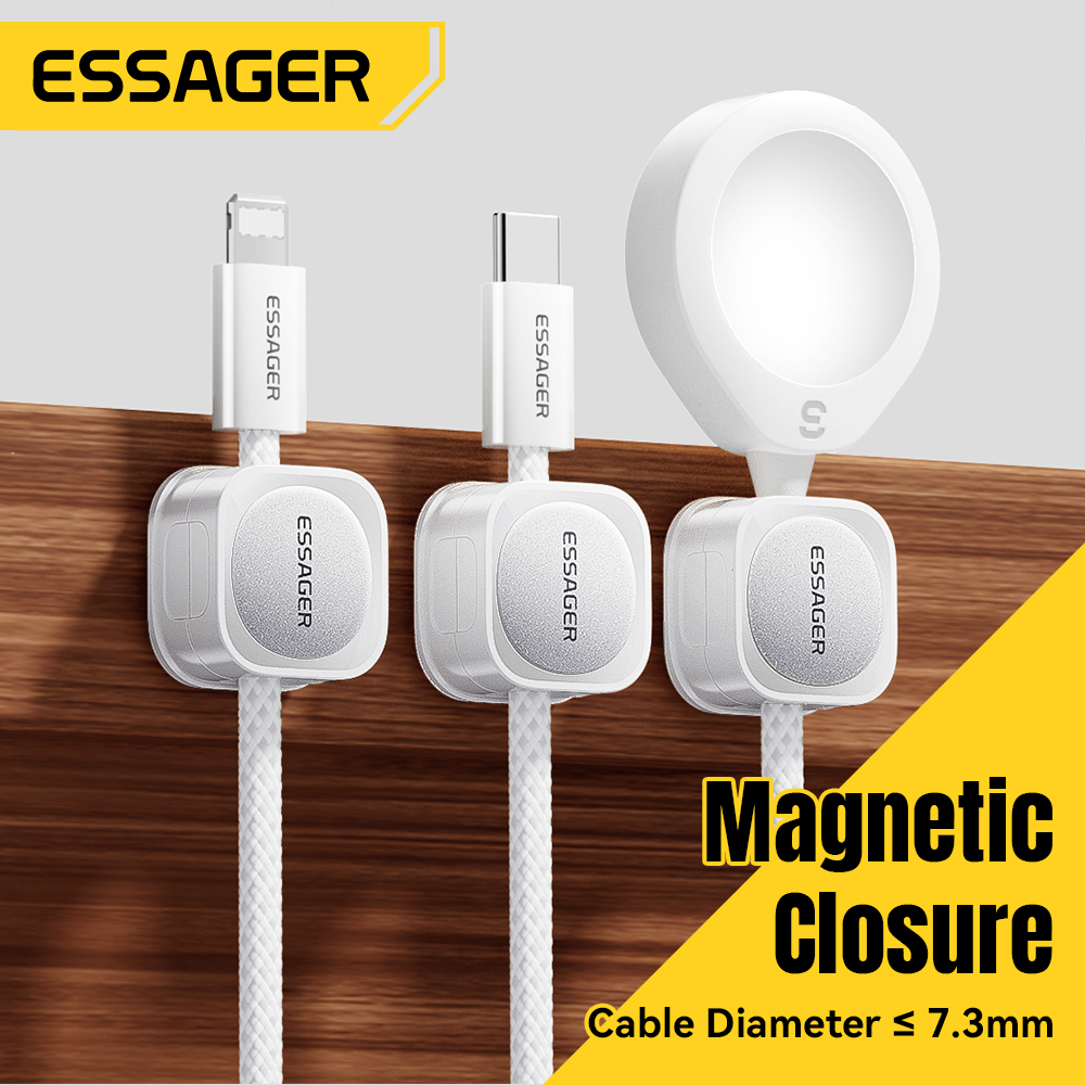 에사저 케이블 정리기 3/6개 마그네틱 와이어 와인더  - Cable Organizer Magnetic 리뷰 및 가격