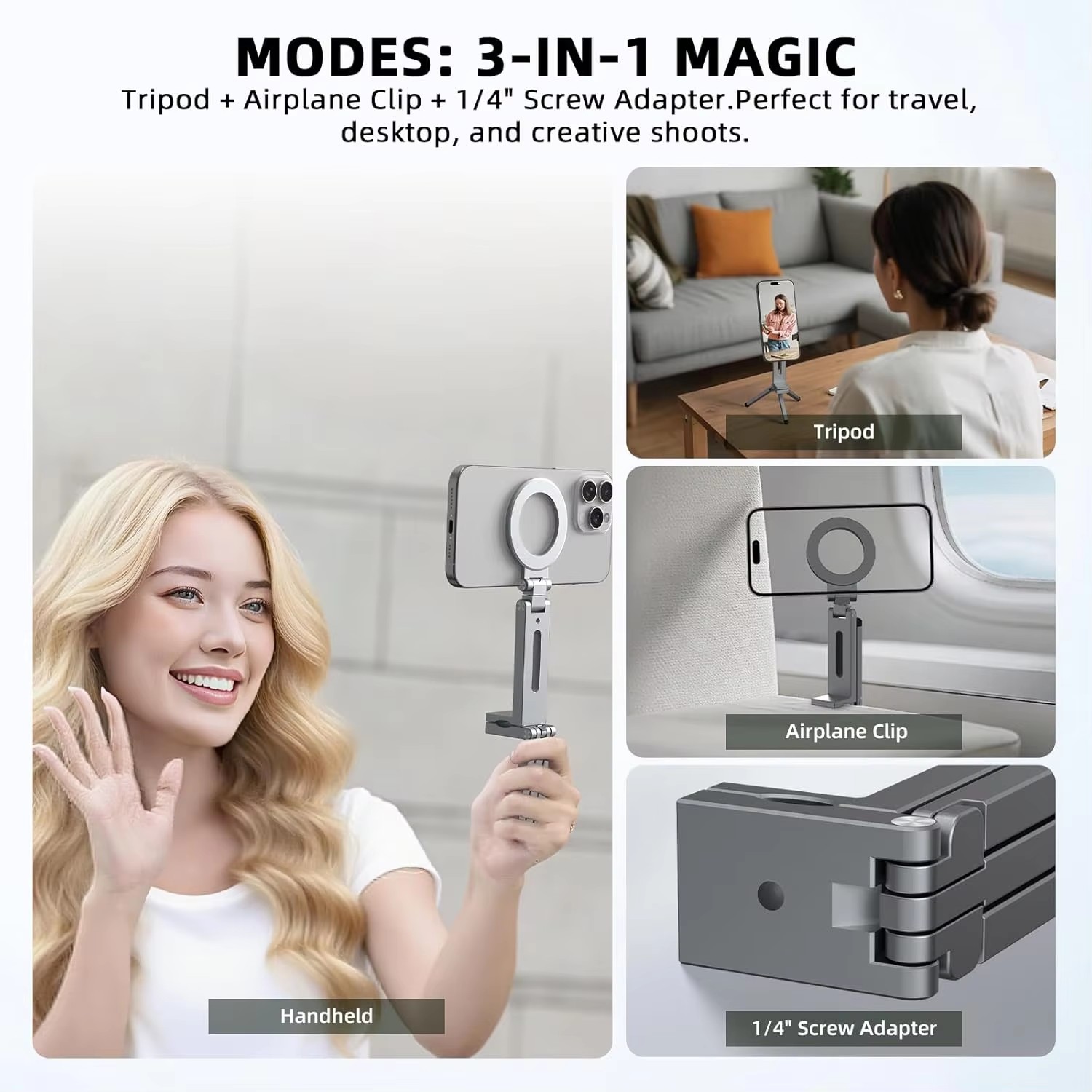유니버설 마그네틱 폰 홀더 여행 필수품 자유로운 회전  - Phone Accessories Are 리뷰 및 가격