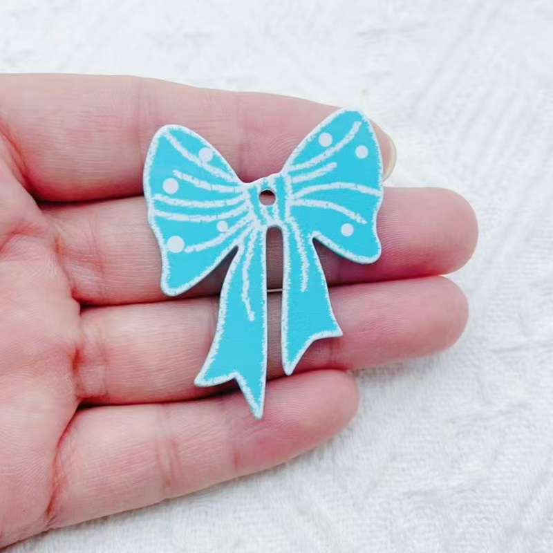 10pcs 유행하는 새로운 멀티 컬러 아크릴 인쇄된 리 - Phone Accessories Keychain 리뷰 및 가격