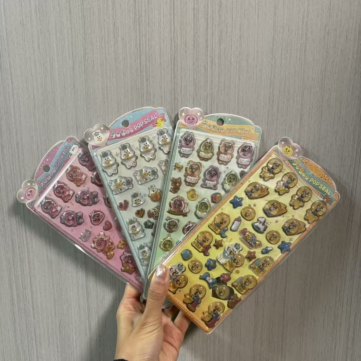 만화 이미지 레트로 헤이세이 스타일 핑크 토끼 스티커  - Phone Accessories Images 리뷰 및 가격