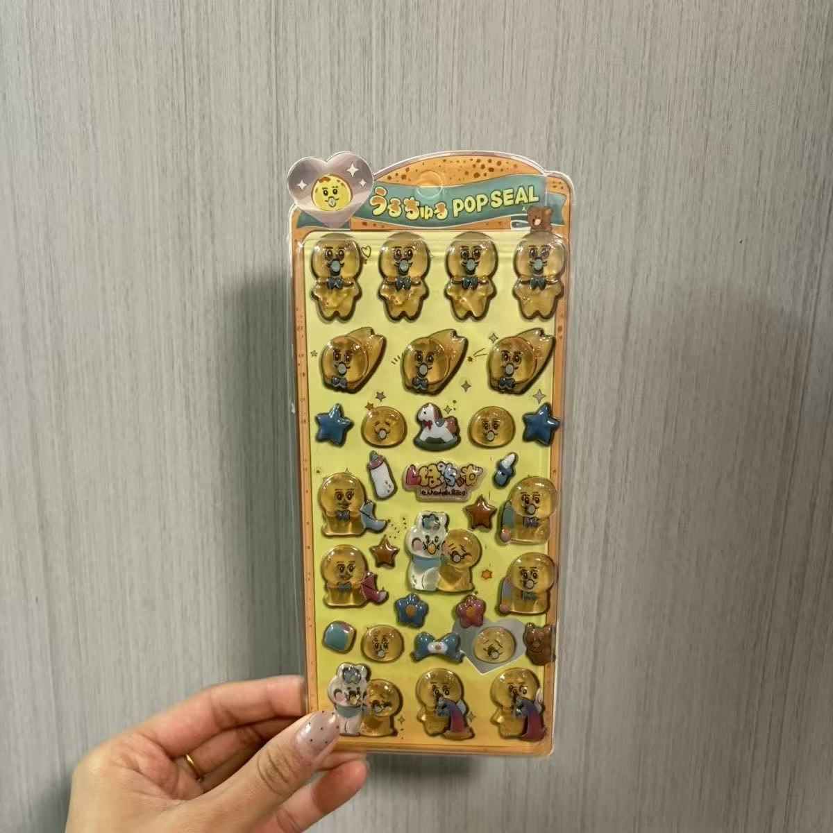 만화 이미지 레트로 헤이세이 스타일 핑크 토끼 스티커  - Phone Accessories Images 리뷰 및 가격