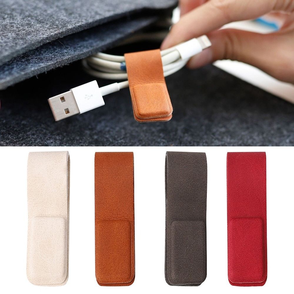 새로운 가죽 이어폰 케이블 클립, 유연한 마그네틱 코드 - Cable Organizer Magnetic 리뷰 및 가격