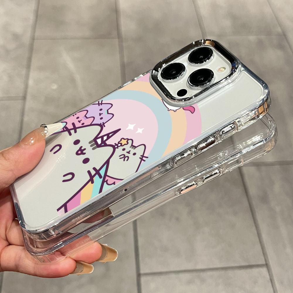 카툰 푸쉰 고양이 무광 투명 충격 방지 폰 케이스 (아 - X Phone Accessories 리뷰 및 가격