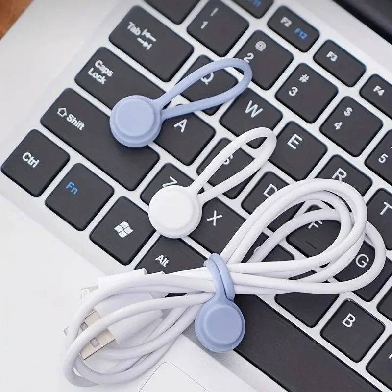 5/3/1PCS 실리콘 마그네틱 케이블 타이 재사용 가 - Cable Organizer Magnetic 리뷰 및 가격