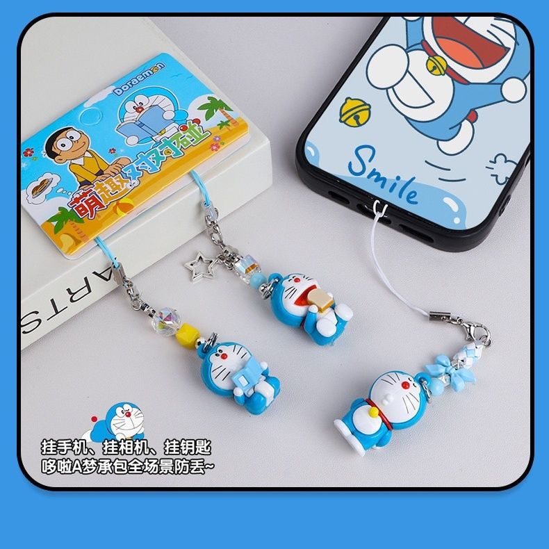 도라에몽 인형 키체인 창의적인 고양이 펜던트 폰줄 배낭 - Phone Accessories Chain 리뷰 및 가격