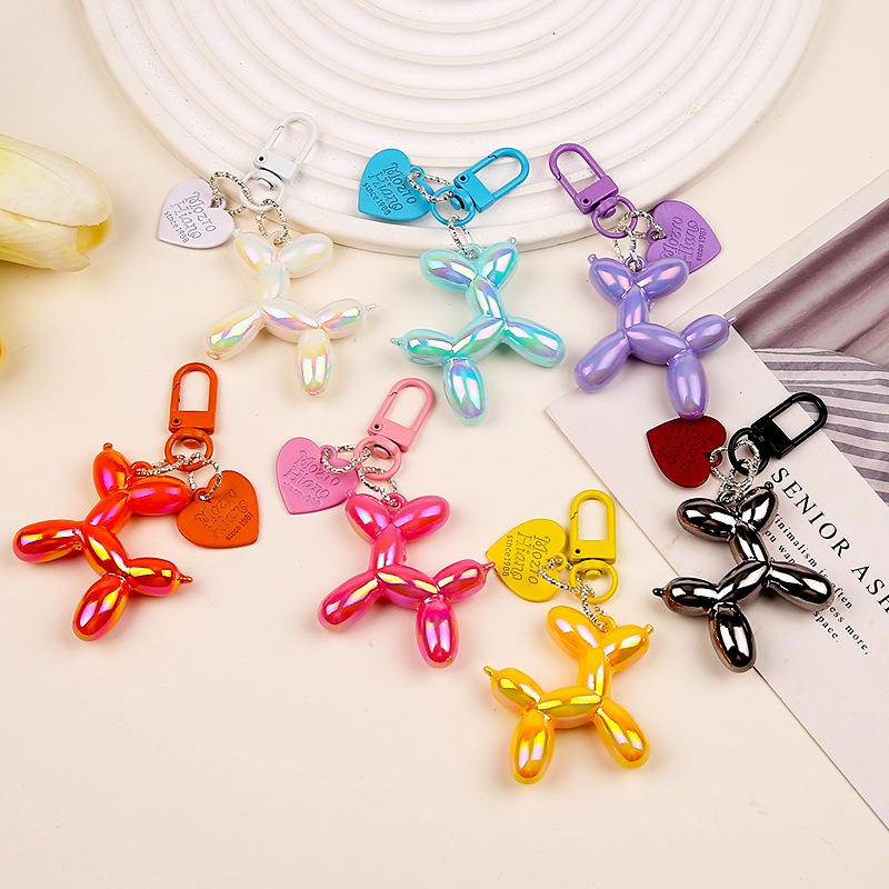 폰 스트랩 크리에이티브 인스 만화풍 풍선 강아지 합금  - Phone Accessories Keychain 리뷰 및 가격
