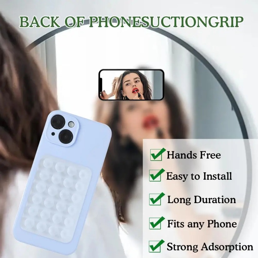 실리콘 흡착식 휴대폰 홀더 매트 다기능 흡착컵 벽 거치 - Phone Accessories Are 리뷰 및 가격