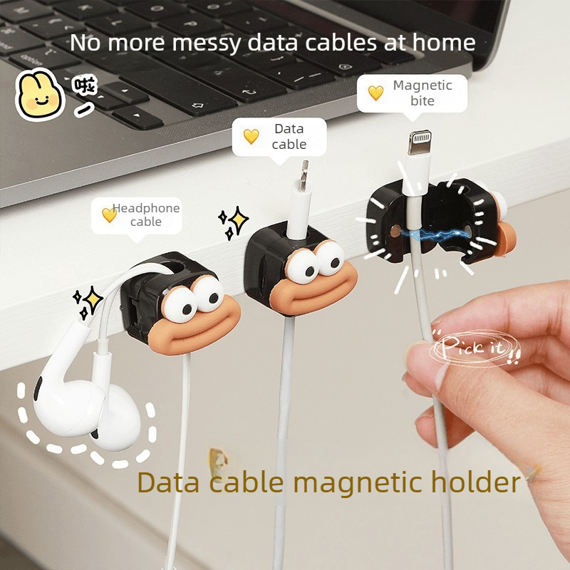 1/5/10개 자석 케이블 클립 책상 케이블 정리기 충 - Cable Organizer Magnetic 리뷰 및 가격