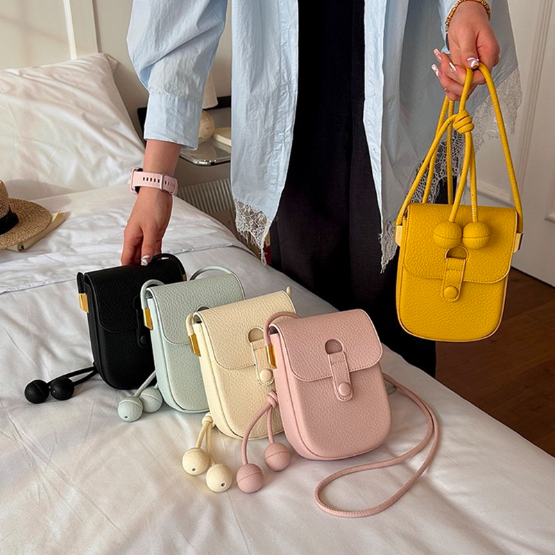 여성을위한 럭셔리 브랜드 미니 옐로우 크로스 바디 백  - Phone Accessories Brands 리뷰 및 가격