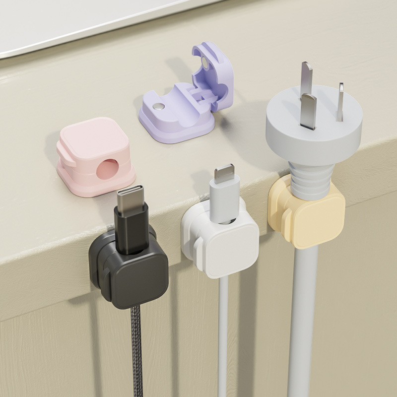 멀티 컬러 자석 케이블 정리 클립, 데스크, 침실용 셀 - Cable Organizer Magnetic 리뷰 및 가격