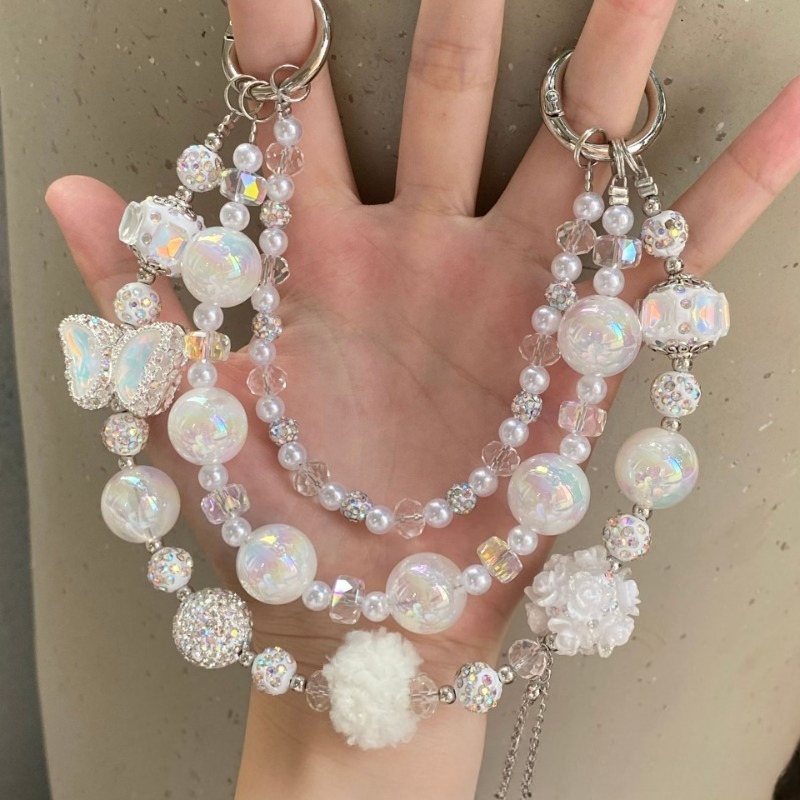 수제 별 모양 라인스톤 비즈 가방 펜던트 크리스탈 꽃  - Phone Accessories For Teen Girls 리뷰 및 가격